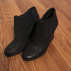 Audrey Brooke wedge booties